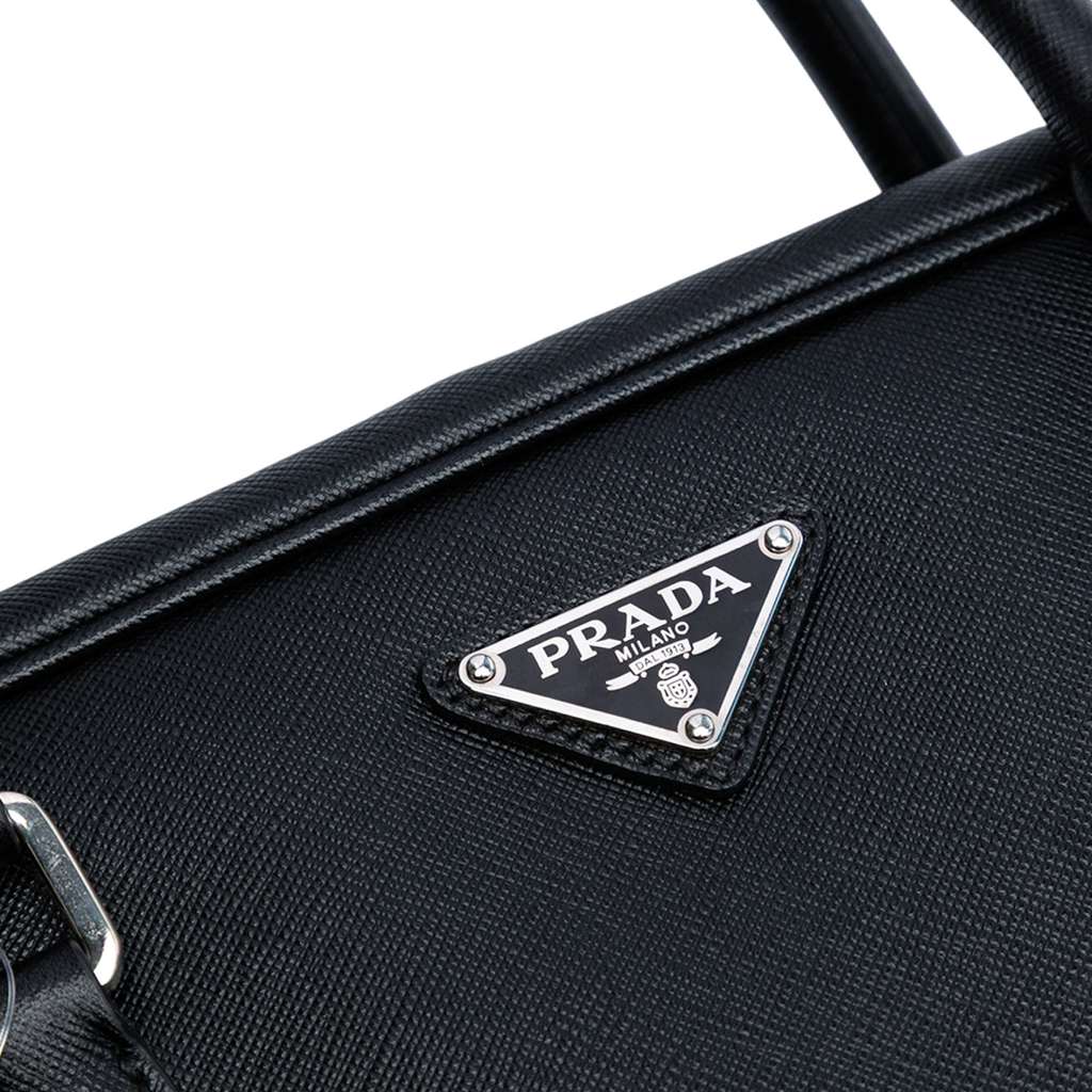 Prada Saffiano Briefcase - Side view