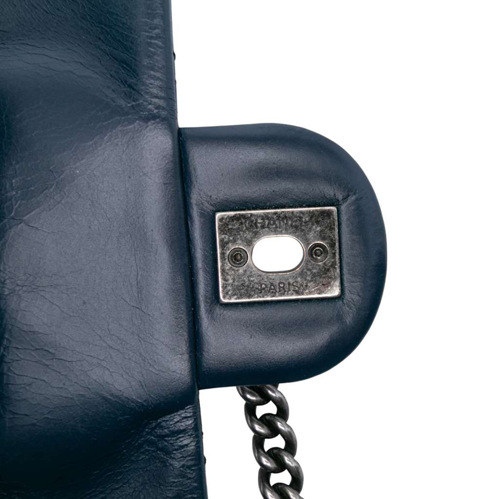 Chanel Small Glazed Calfskin Duo Color Flap - Detail 2