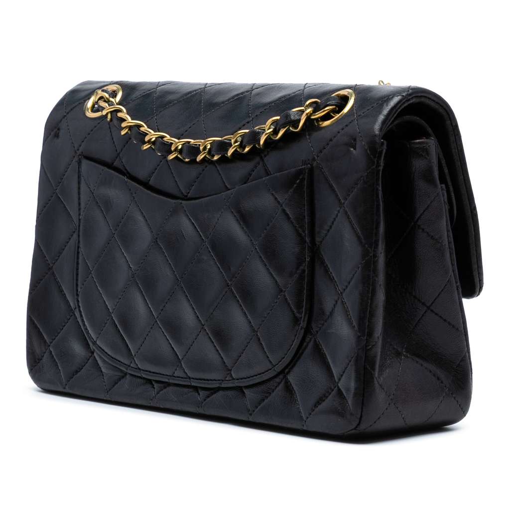 Chanel Small Classic Lambskin Double Flap - Back view
