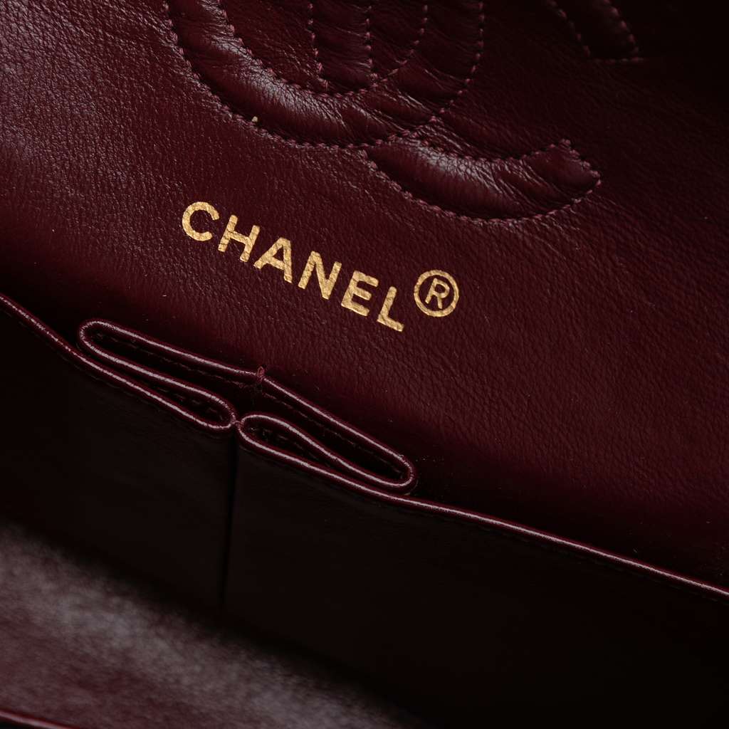 Chanel Small Classic Lambskin Double Flap - Side view