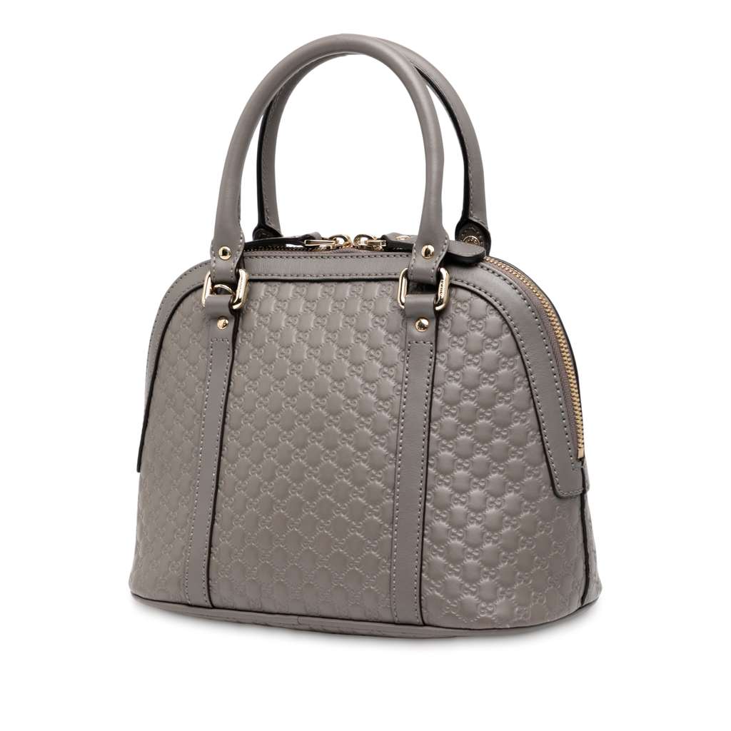 Gucci Mini Microguccissima Dome Satchel - Back view