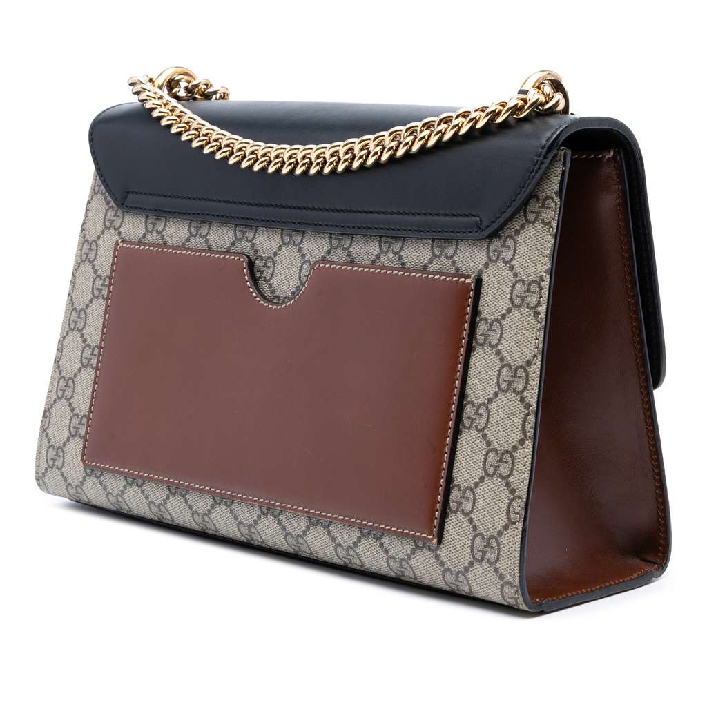 Gucci Medium GG Supreme Padlock Shoulder Bag - 2