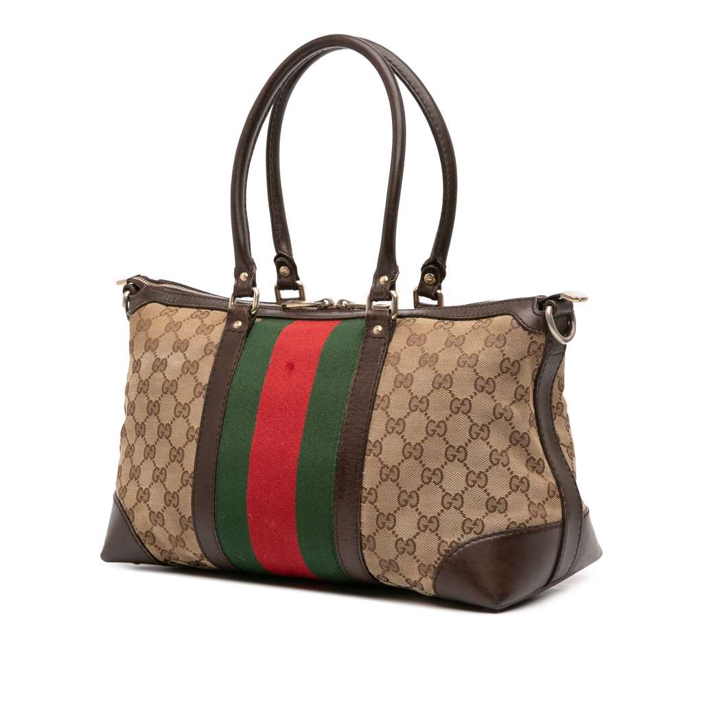 Gucci GG Canvas Web Satchel - 2