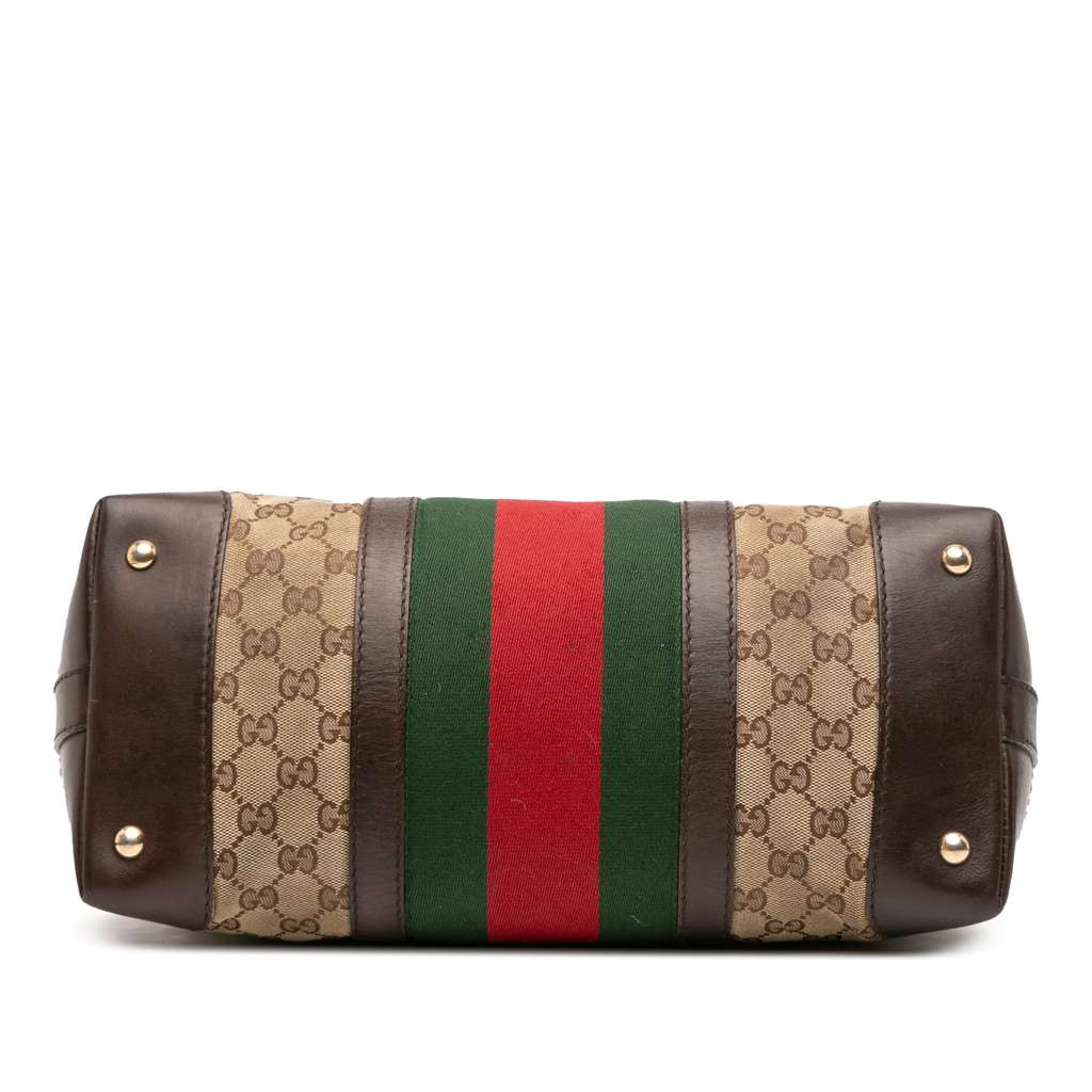 Gucci GG Canvas Web Satchel - 3