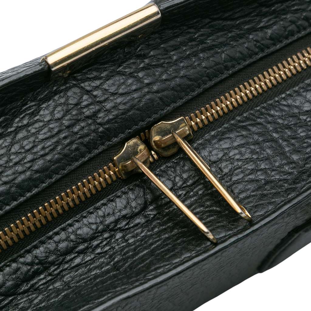 Burberry Medium Grained Leather Clifton Satchel - Detail 2
