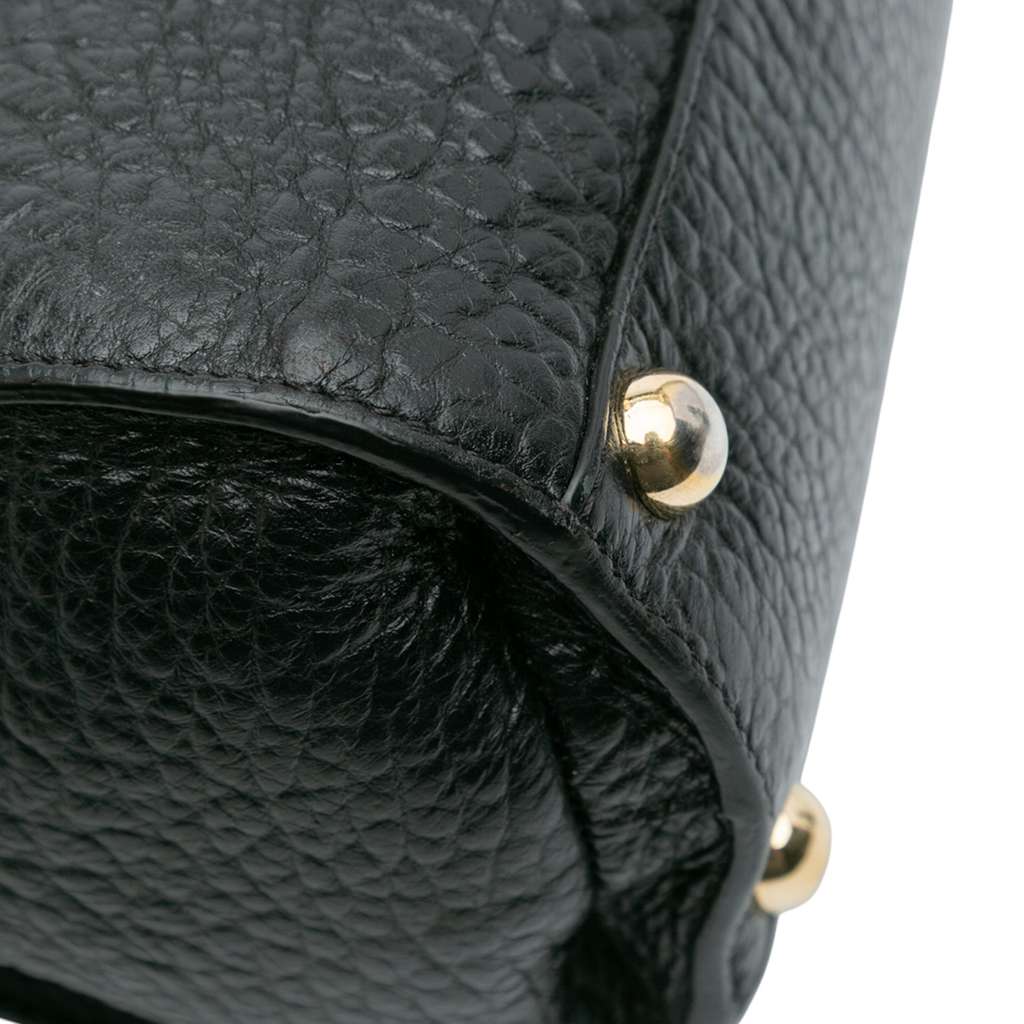 Burberry Medium Grained Leather Clifton Satchel - Image 10