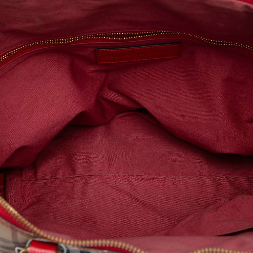 Burberry Small Haymarket Check Coated Canvas Salisbury Tote - 4