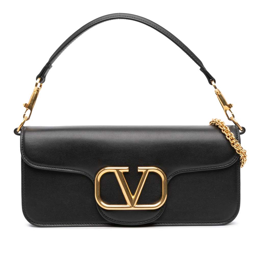 Valentino Calfskin VLogo Loco Satchel