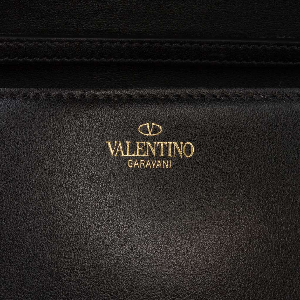 Valentino Calfskin VLogo Loco Satchel - Side view