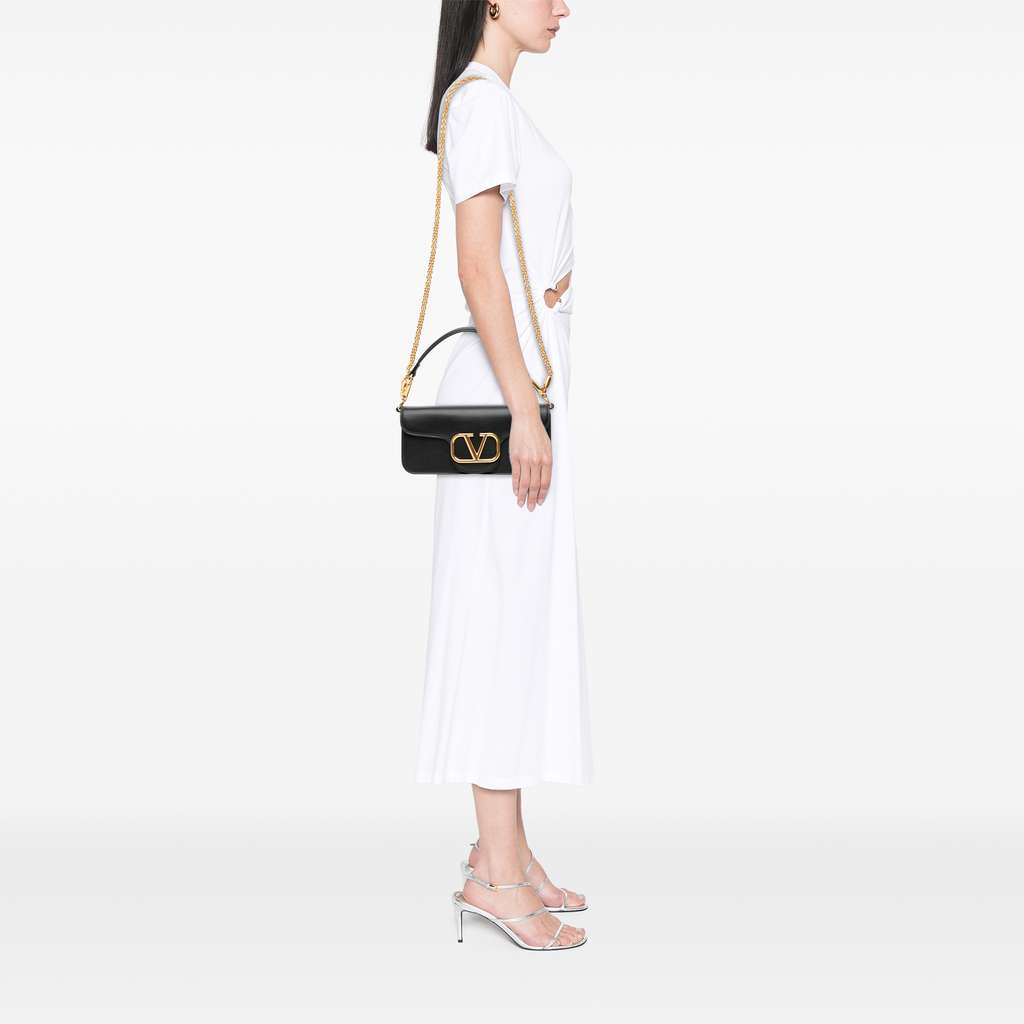 Valentino Calfskin VLogo Loco Satchel - Image 11