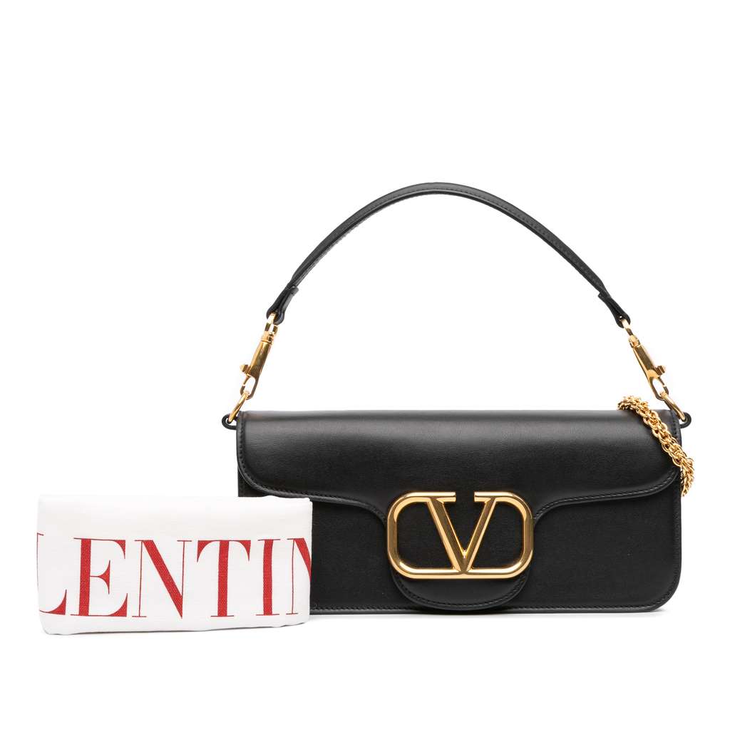 Valentino Calfskin VLogo Loco Satchel - Image 12