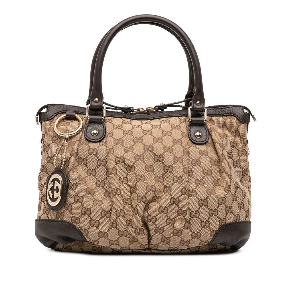 Gucci GG Canvas Sukey Satchel