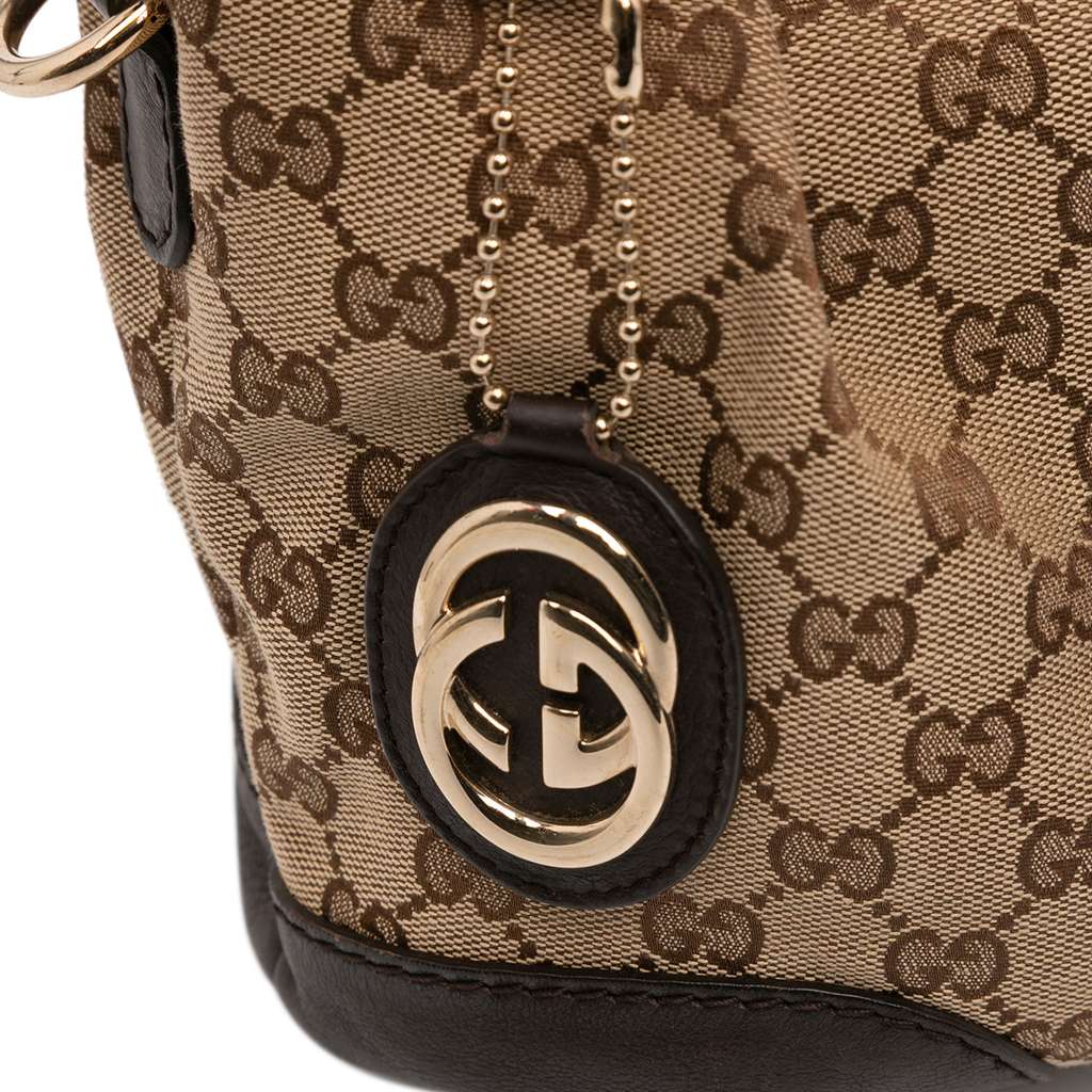 Gucci GG Canvas Sukey Satchel - Image 10