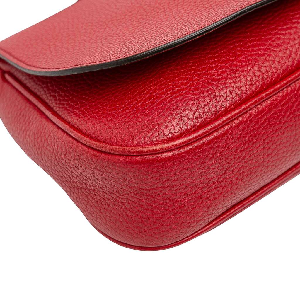 Gucci Medium Leather Soho Chain Flap Crossbody - Image 12