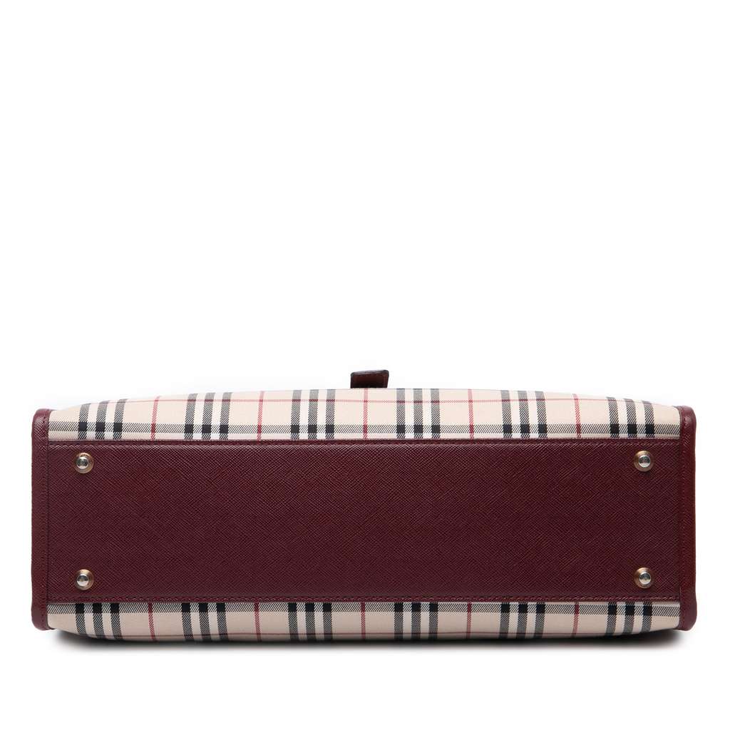 Burberry House Check Canvas Handbag - Image 6