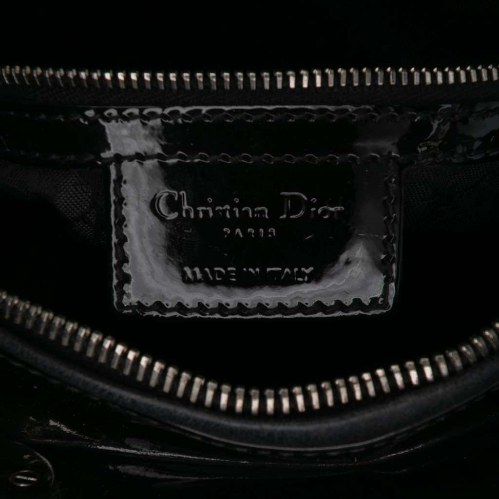 Dior Medium Patent Cannage Lady Dior - Side view