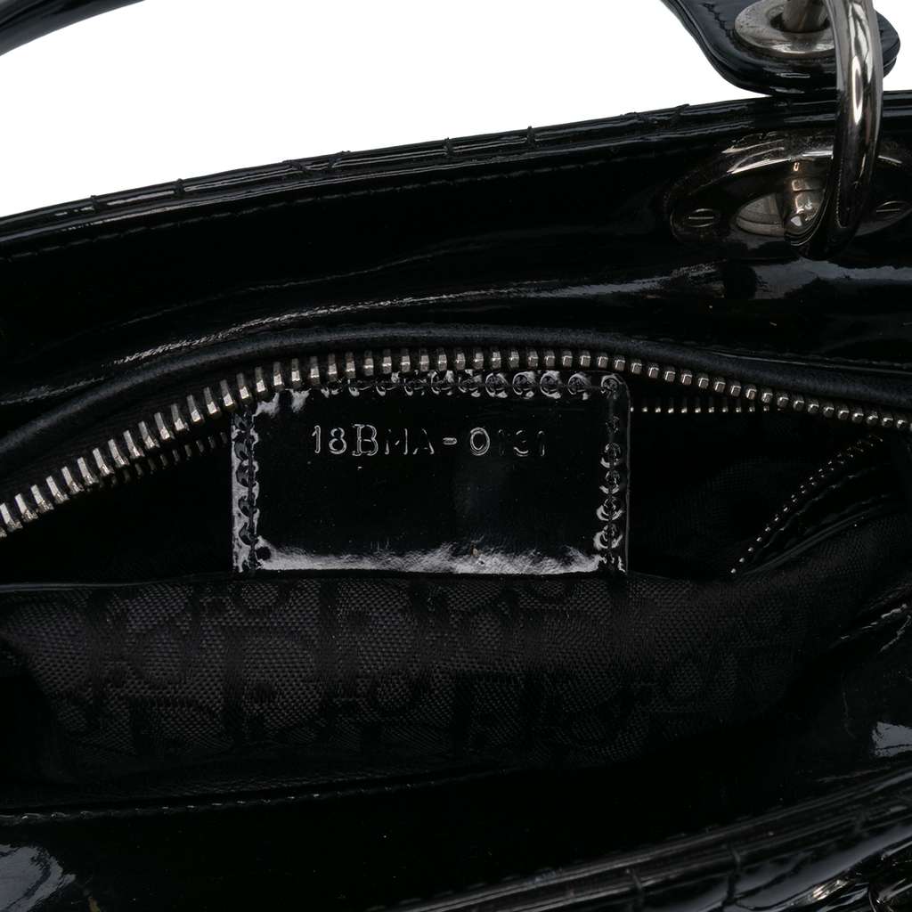 Dior Medium Patent Cannage Lady Dior - Detail 1