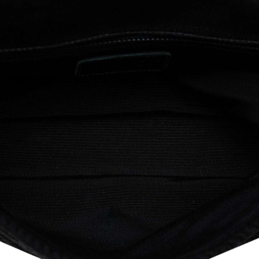 Chanel CC  Medium Woven Crochet Knit Single Flap - 4