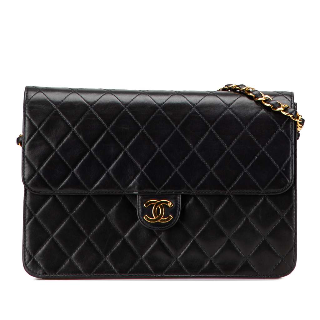 Chanel Medium CC Quilted Lambskin Single Flap