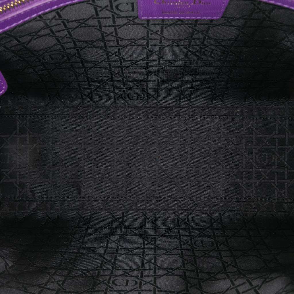 Dior Large Lambskin Cannage Lady Dior - 4