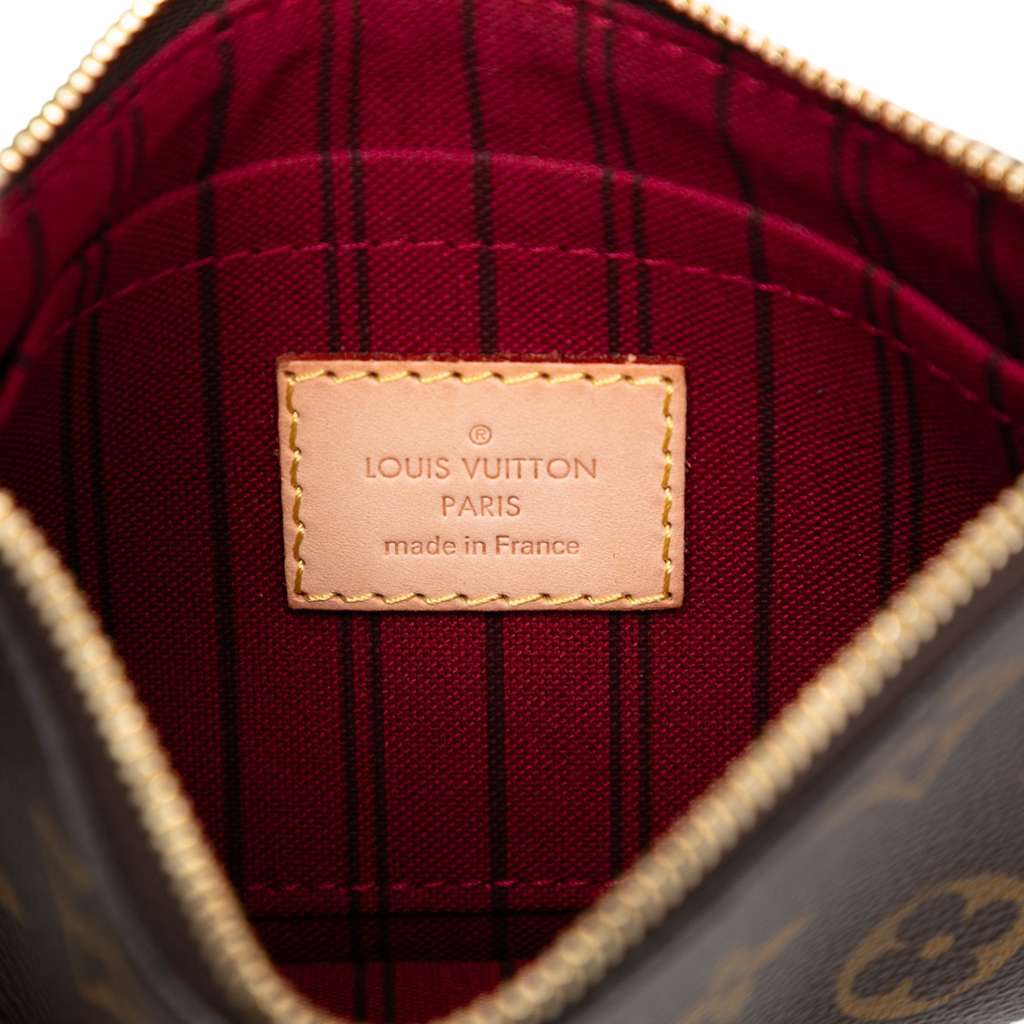 Louis Vuitton Monogram Neverfull Pochette PM - Side view