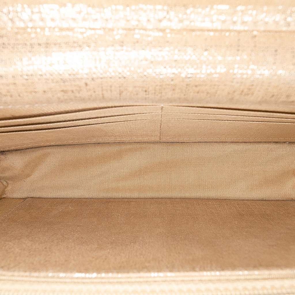 Chanel CC Quilted Iridescent Calfskin Wallet on Chain - 4