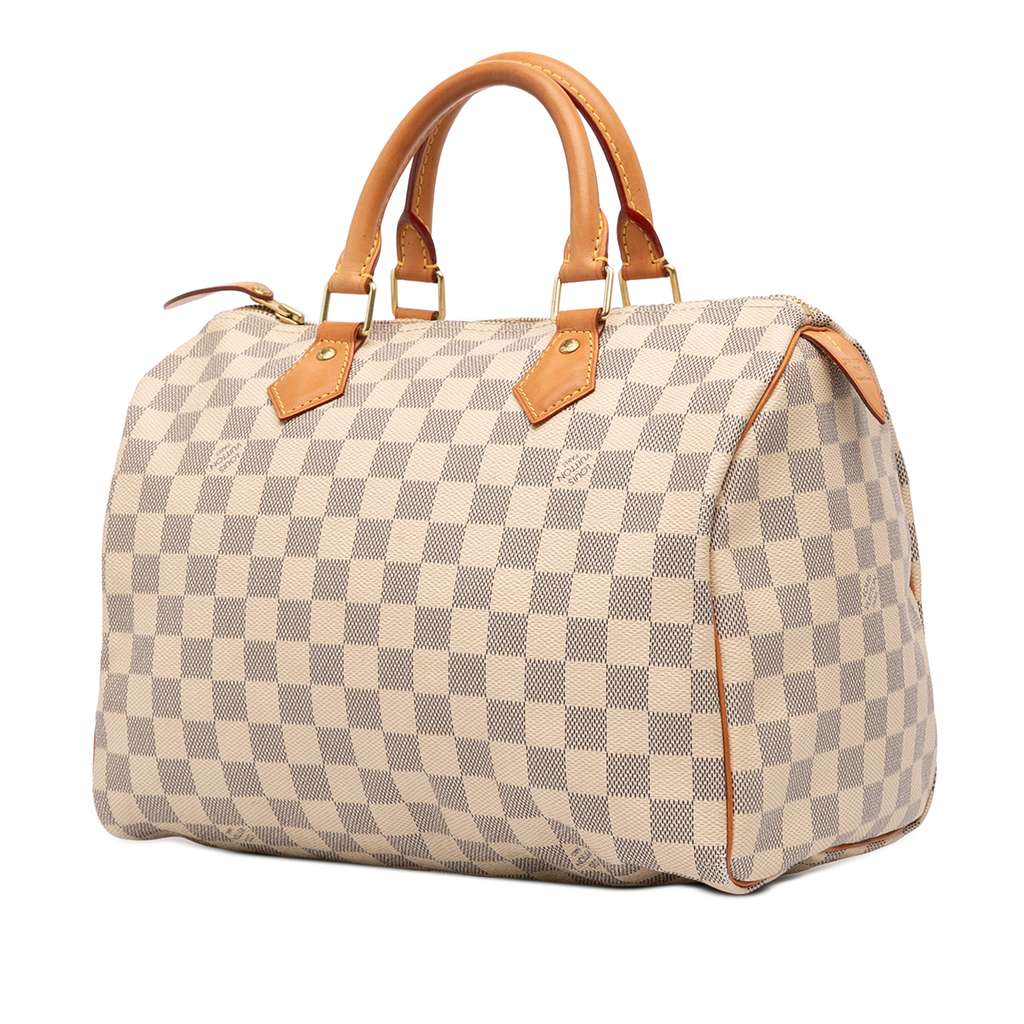 Louis Vuitton Damier Azur Speedy 30 - Back view