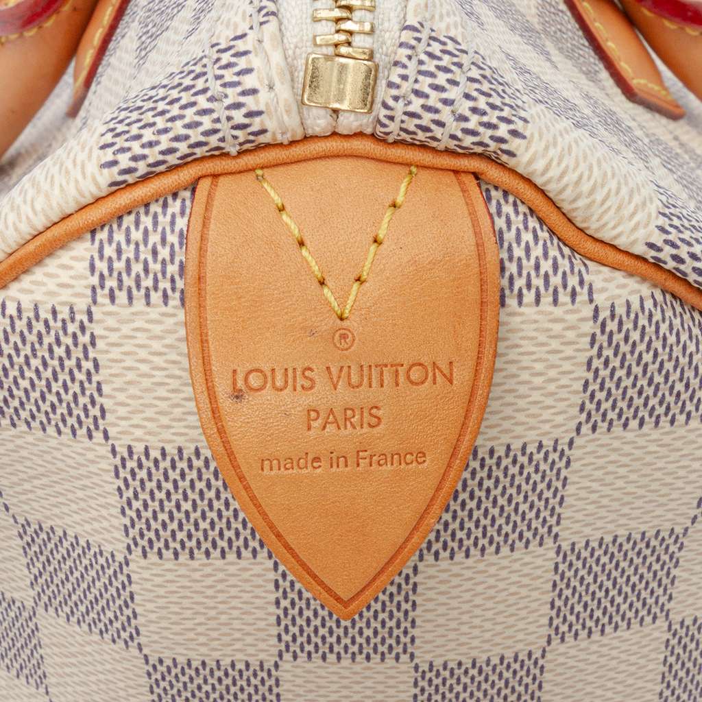 Louis Vuitton Damier Azur Speedy 30 - Side view