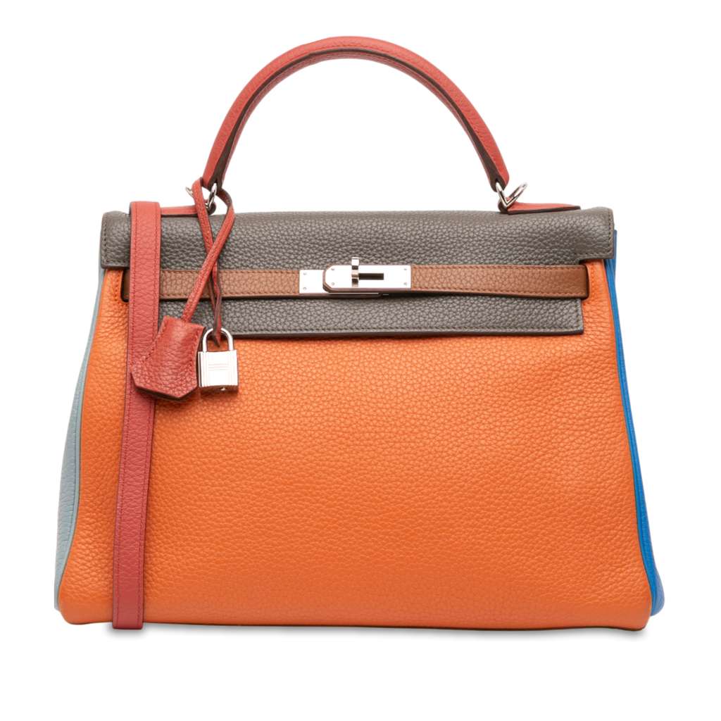 Hermès Clemence Arlequin Kelly II Retourne 32