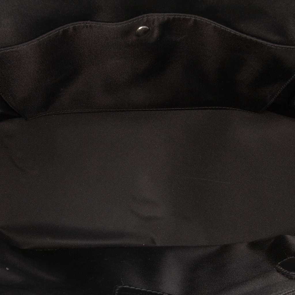 Dior Perforated Leather and Denim Montaigne Chris 1947 Cadillac Top Handle Bag - 4