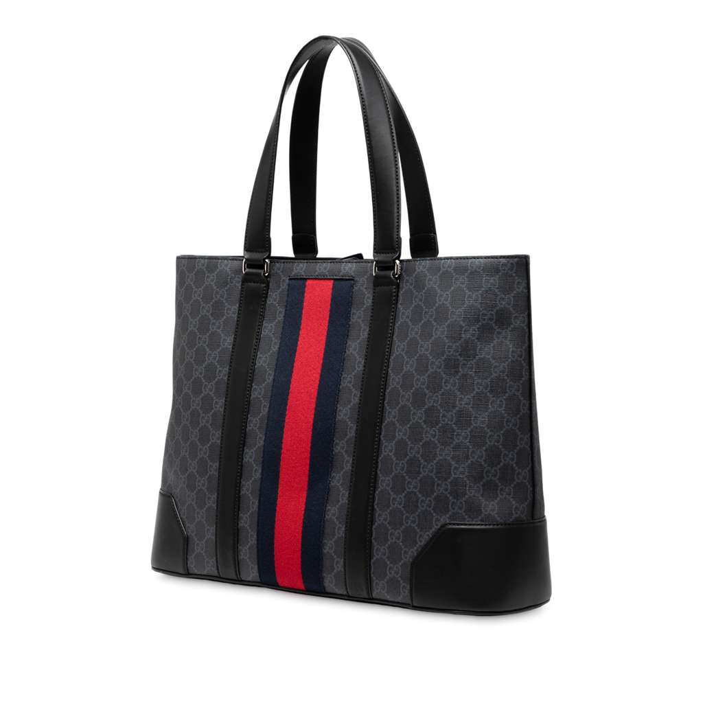 Gucci Large GG Supreme Web Tote - 2