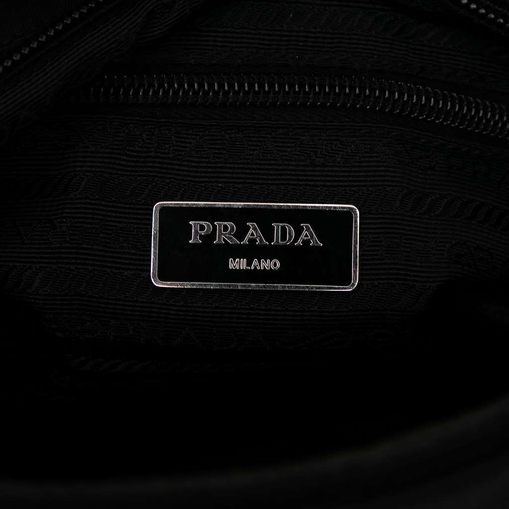 Prada Tessuto Zip Top Crossbody - Side view