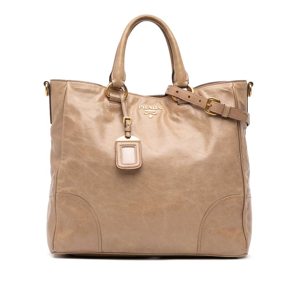 Prada Vitello Shine Satchel