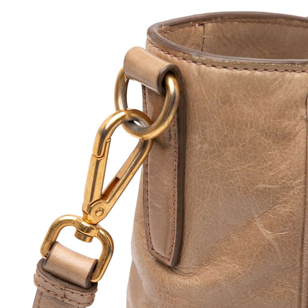 Prada Vitello Shine Satchel - Image 10