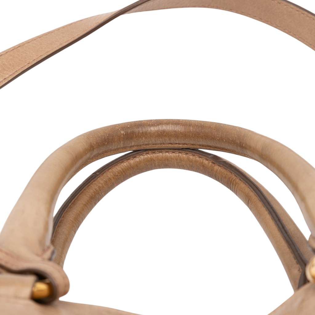 Prada Vitello Shine Satchel - Image 12