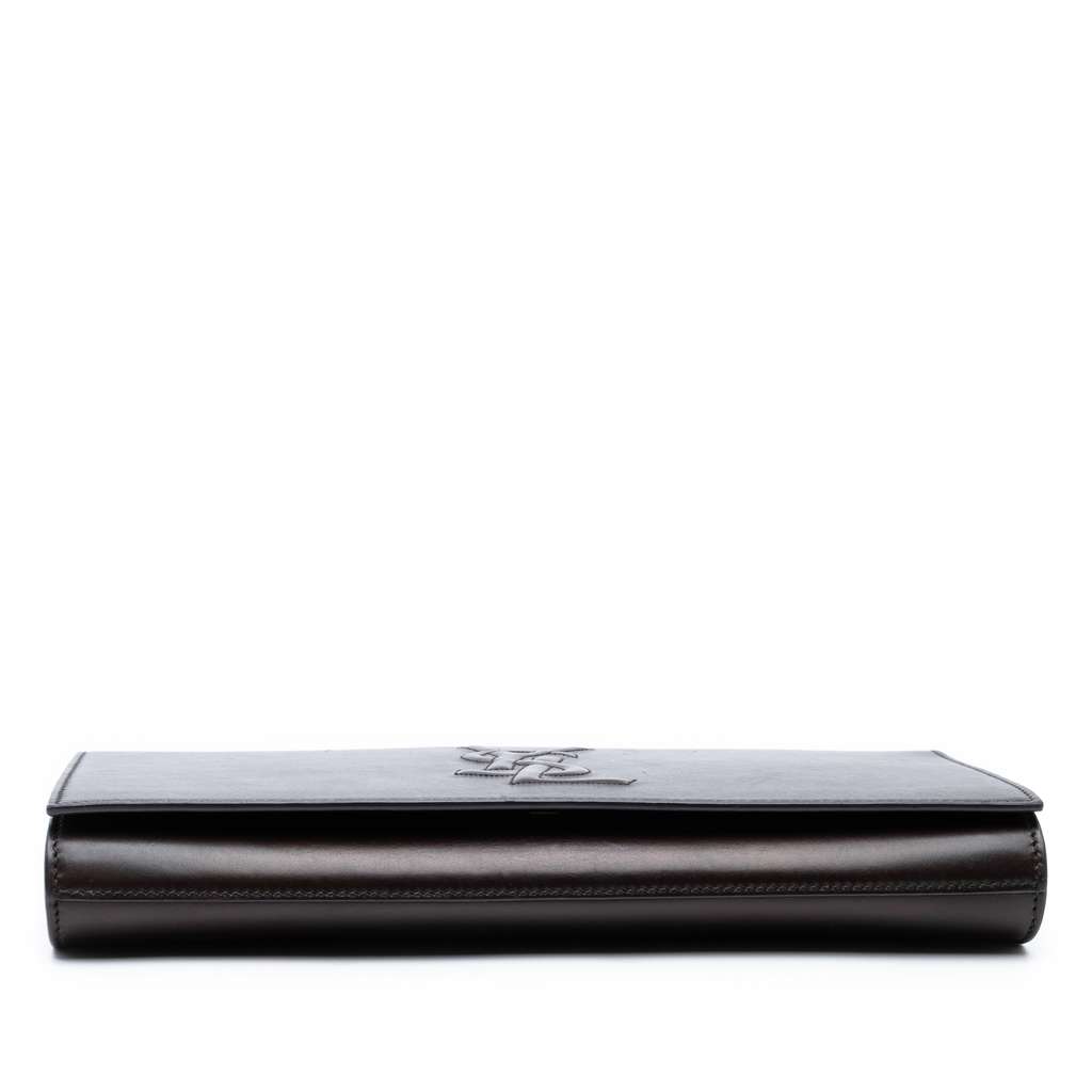 Saint Laurent Large Calfskin Monogram Belle De Jour Clutch - Image 6