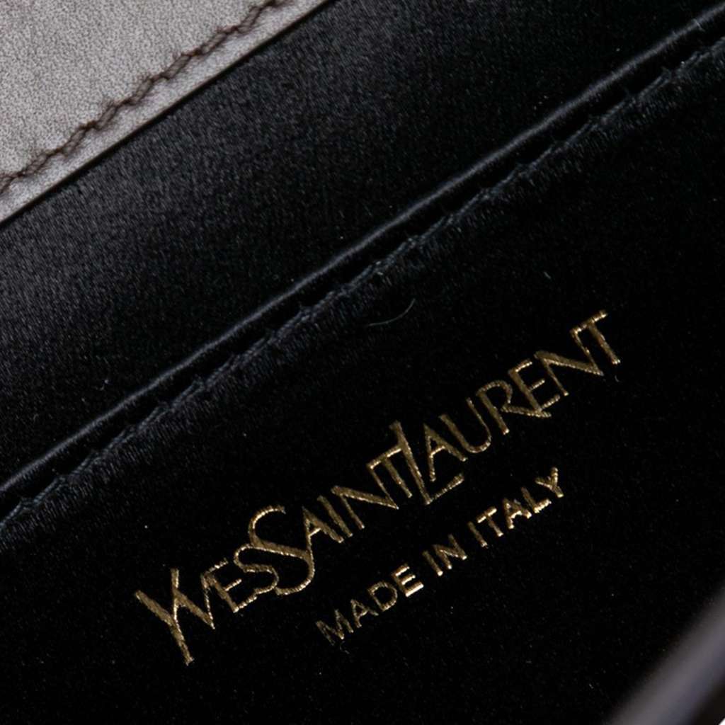 Saint Laurent Large Calfskin Monogram Belle De Jour Clutch - Side view