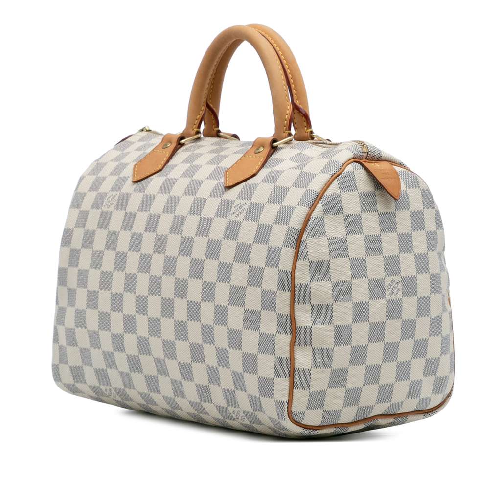 Louis Vuitton Damier Azur Speedy 30 - Back view