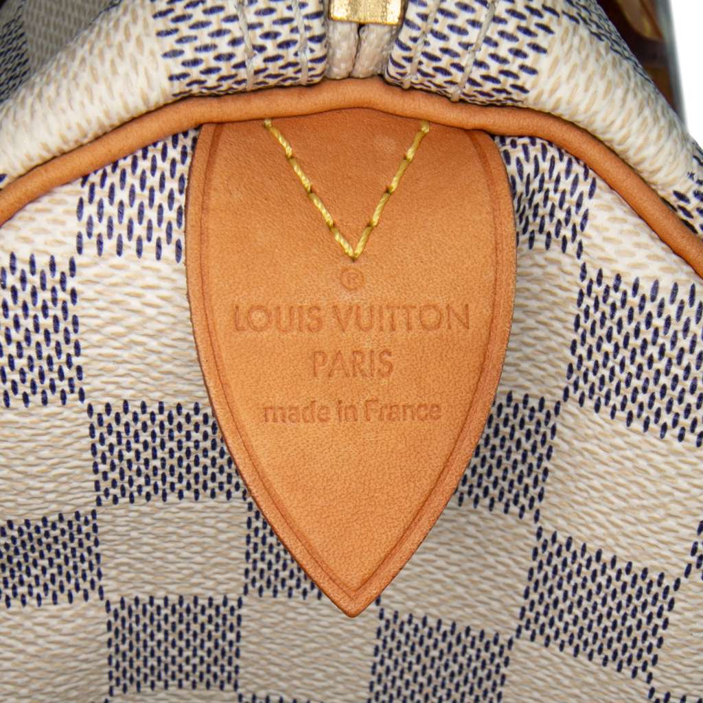 Louis Vuitton Damier Azur Speedy 30 - Side view