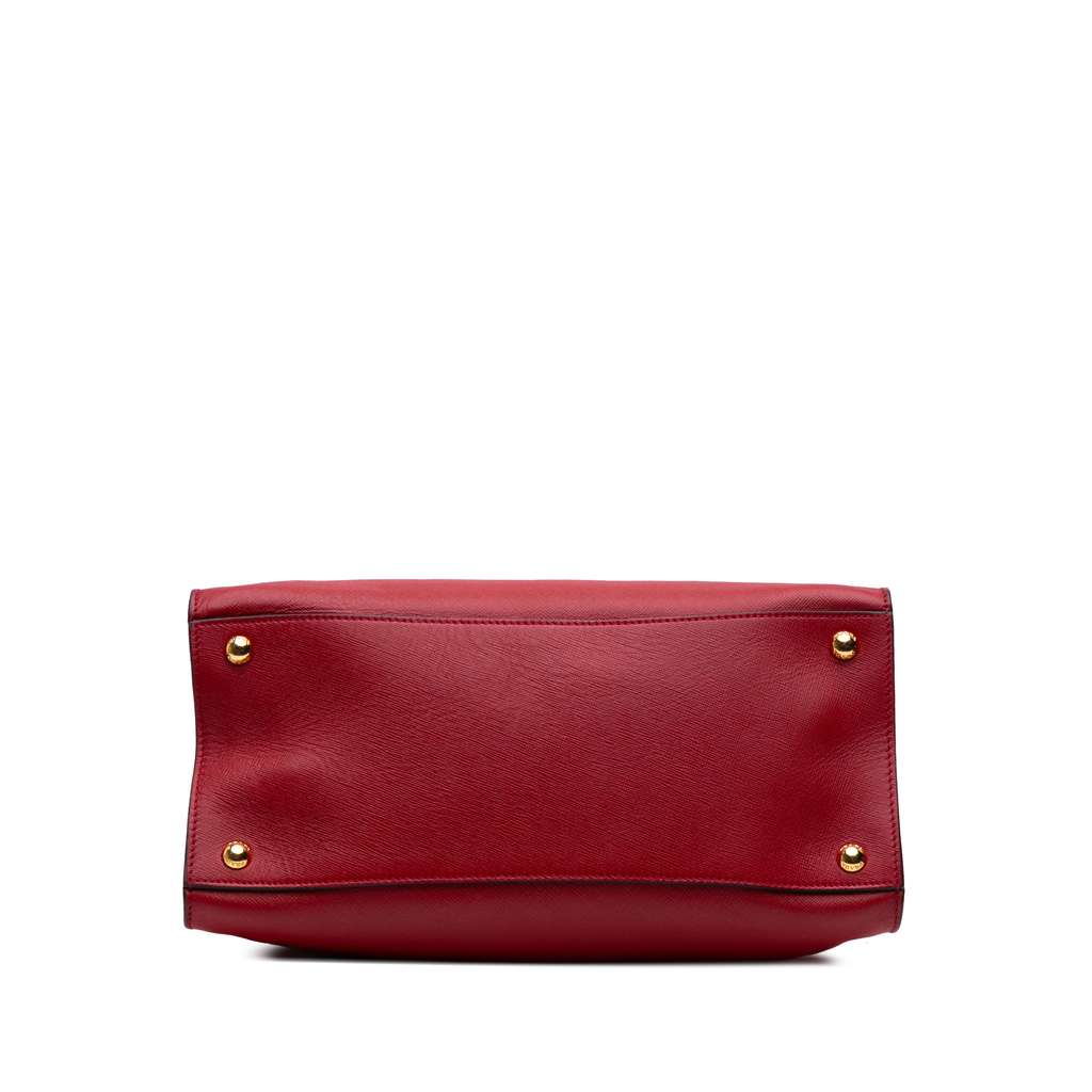Prada Saffiano Soft Triple Pocket Tote - 3