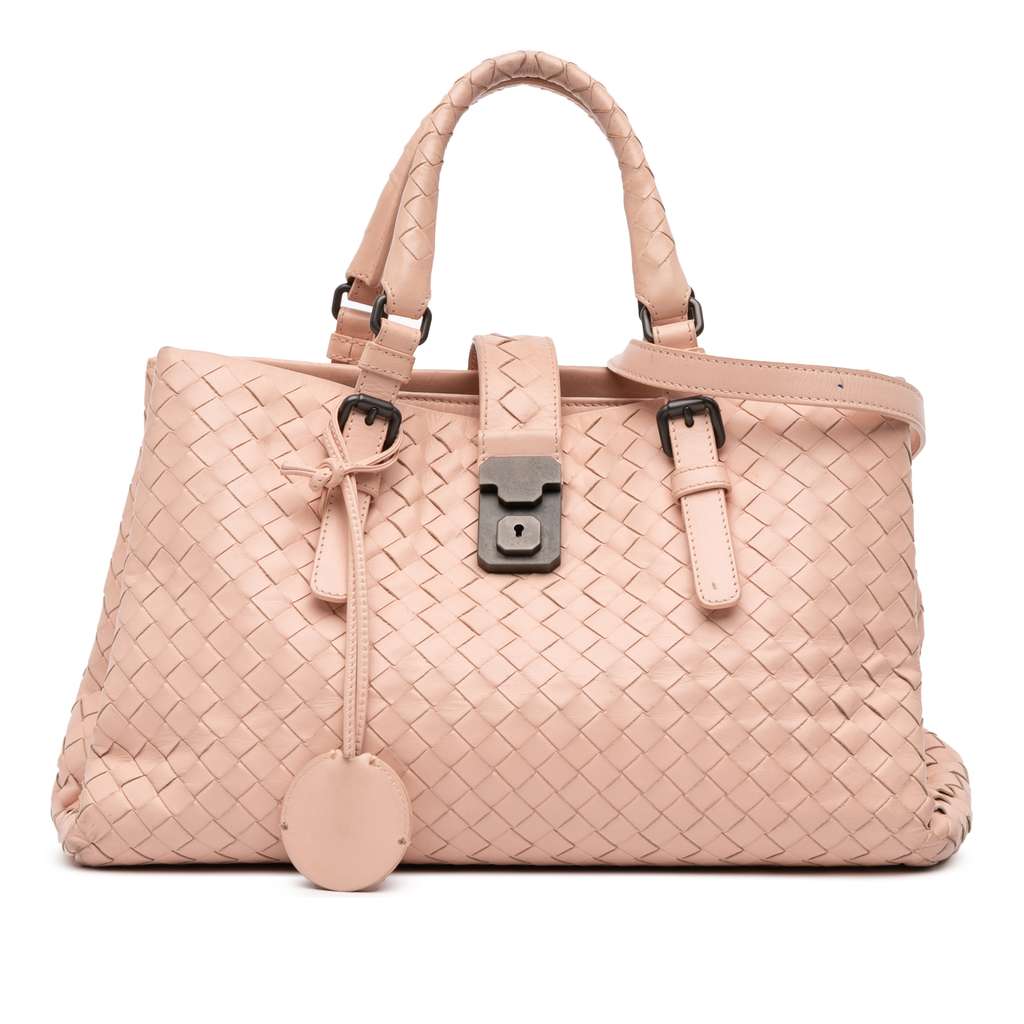 Bottega Veneta Small Nappa Intrecciato Roma Satchel