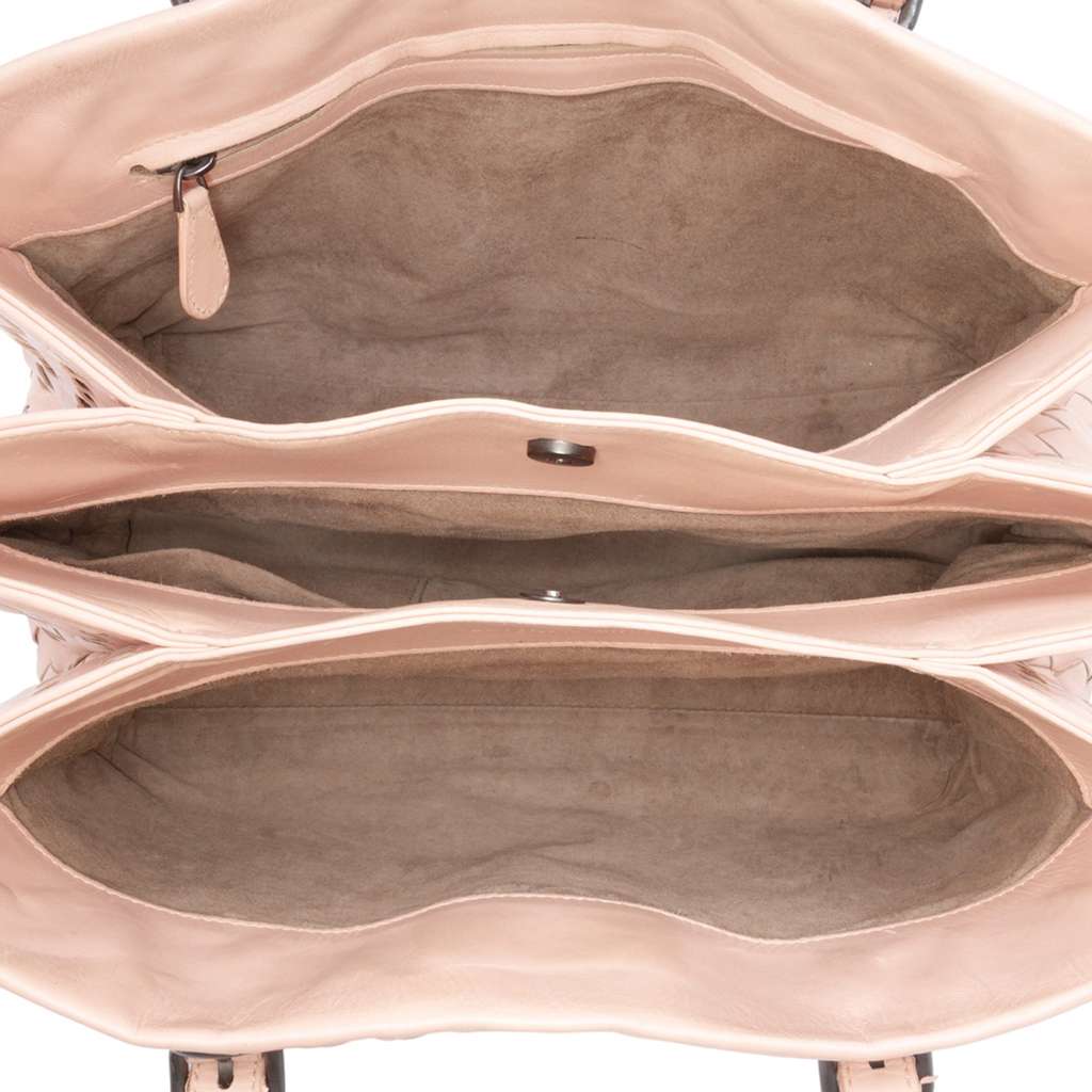 Bottega Veneta Small Nappa Intrecciato Roma Satchel - 4