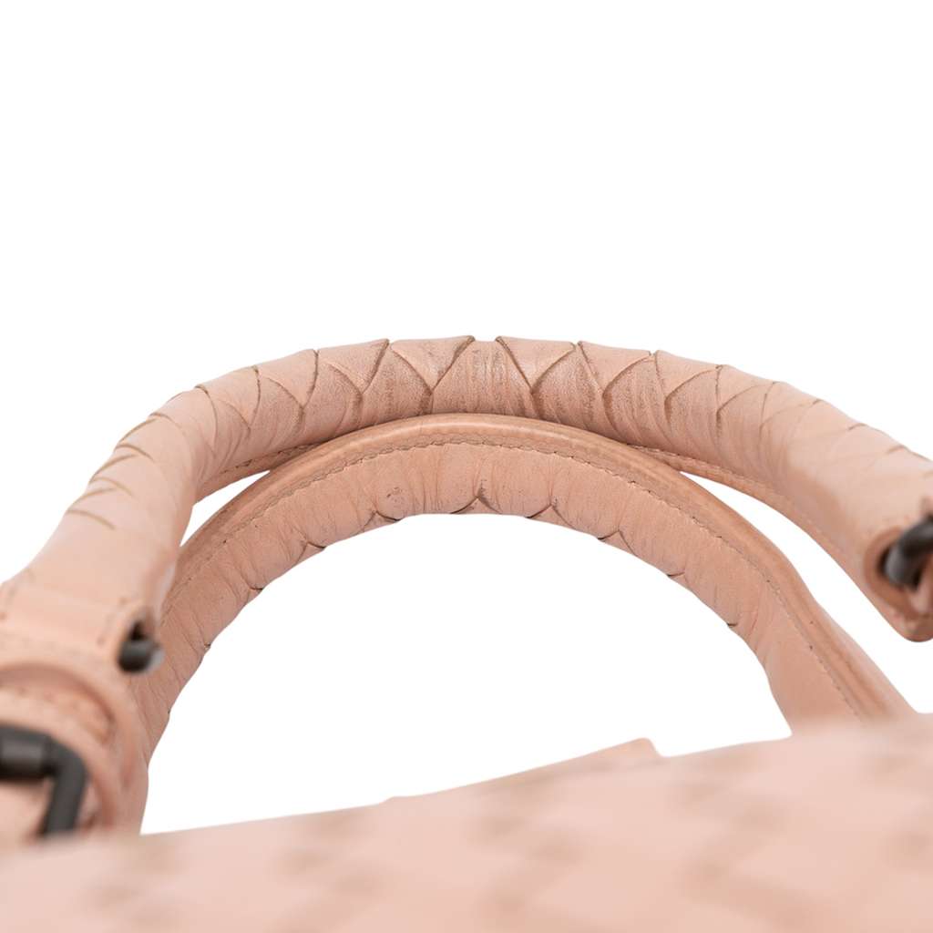 Bottega Veneta Small Nappa Intrecciato Roma Satchel - Image 10