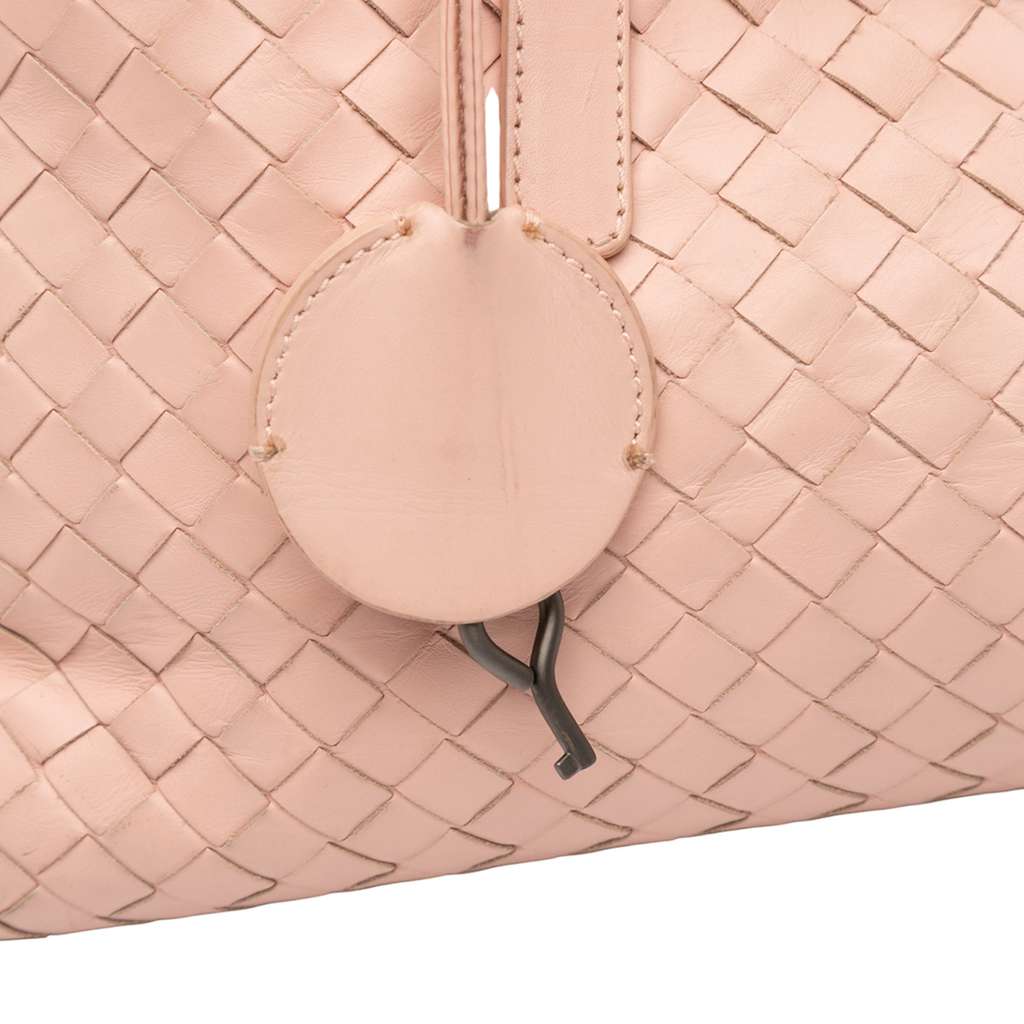Bottega Veneta Small Nappa Intrecciato Roma Satchel - Image 11