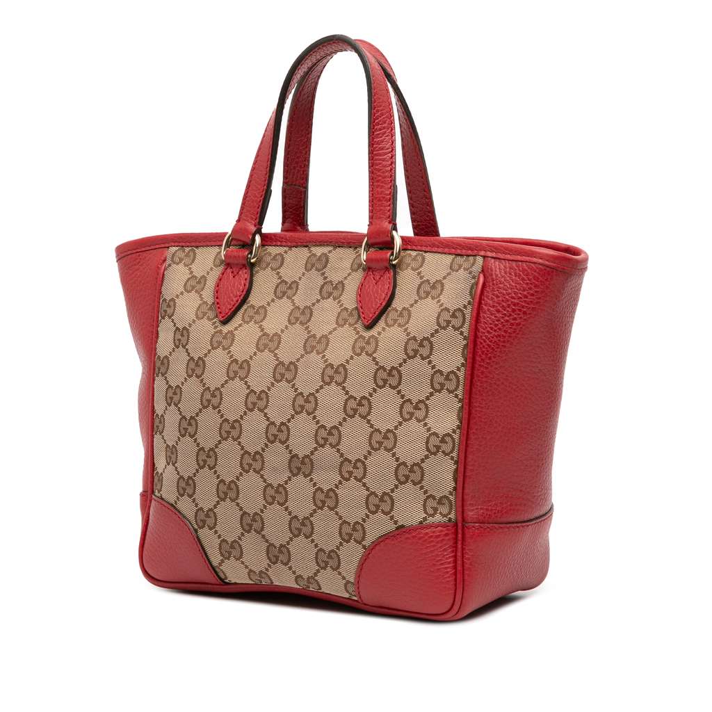 Gucci Small GG Canvas Bree Satchel - Back view