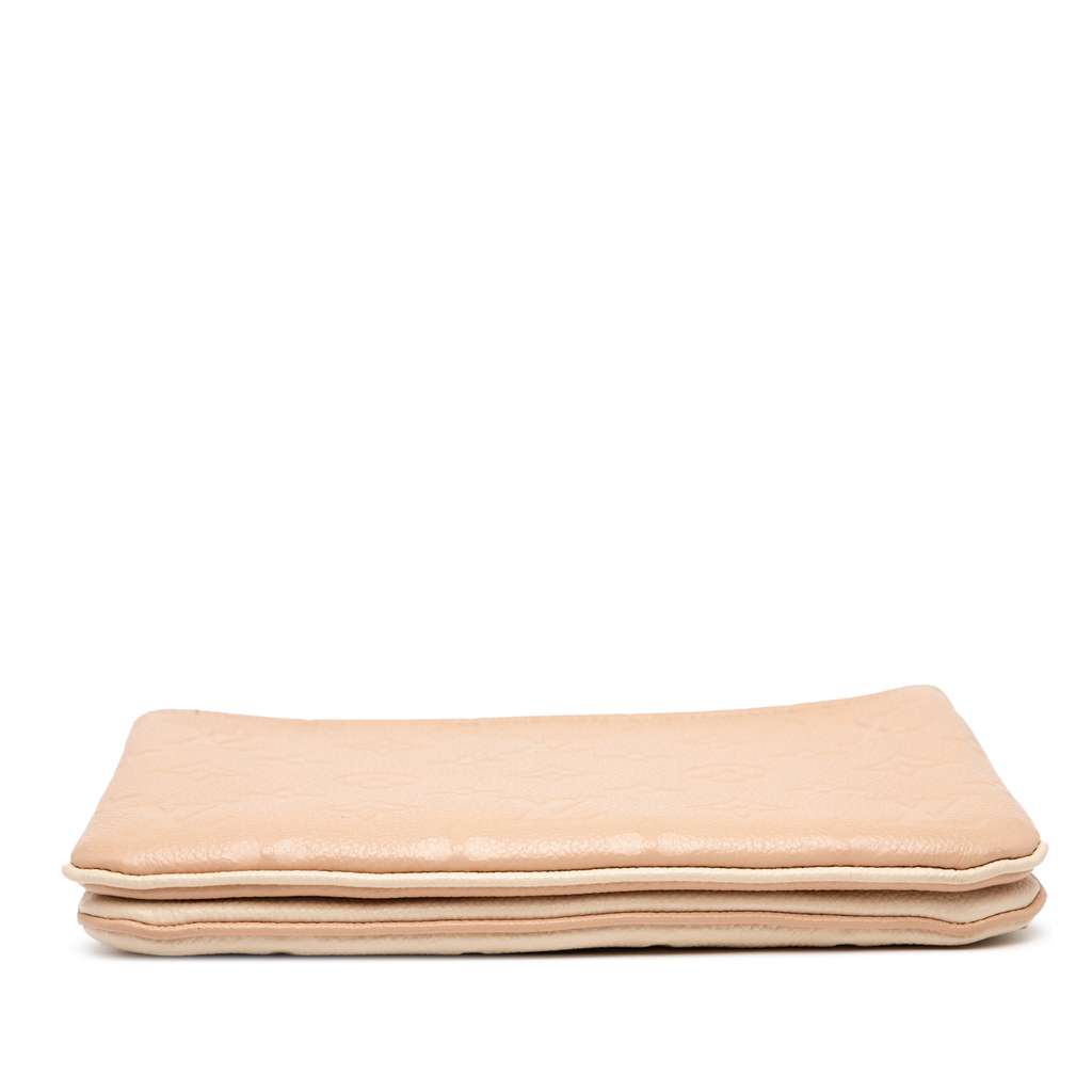 Louis Vuitton Monogram Empreinte Double Zip Pochette - Image 6
