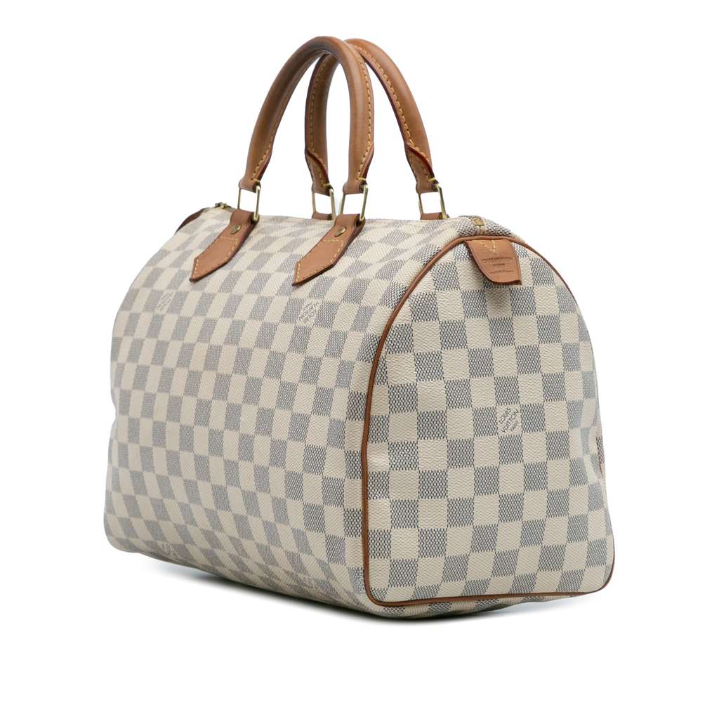 Louis Vuitton Damier Azur Speedy 30 - Back view
