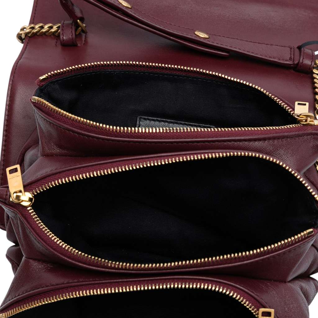 Saint Laurent Diamond Quilted Lambskin Angie Chain Bag - 4