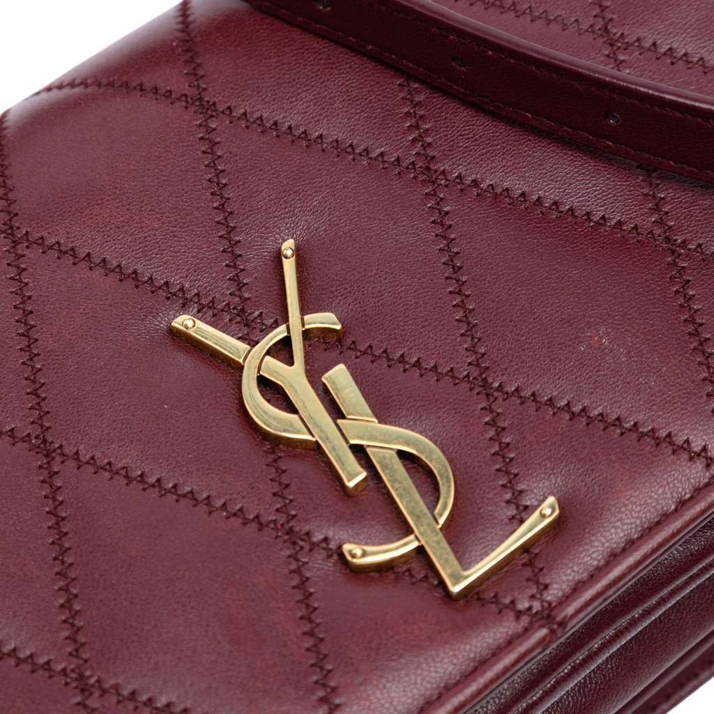 Saint Laurent Diamond Quilted Lambskin Angie Chain Bag - Detail 1