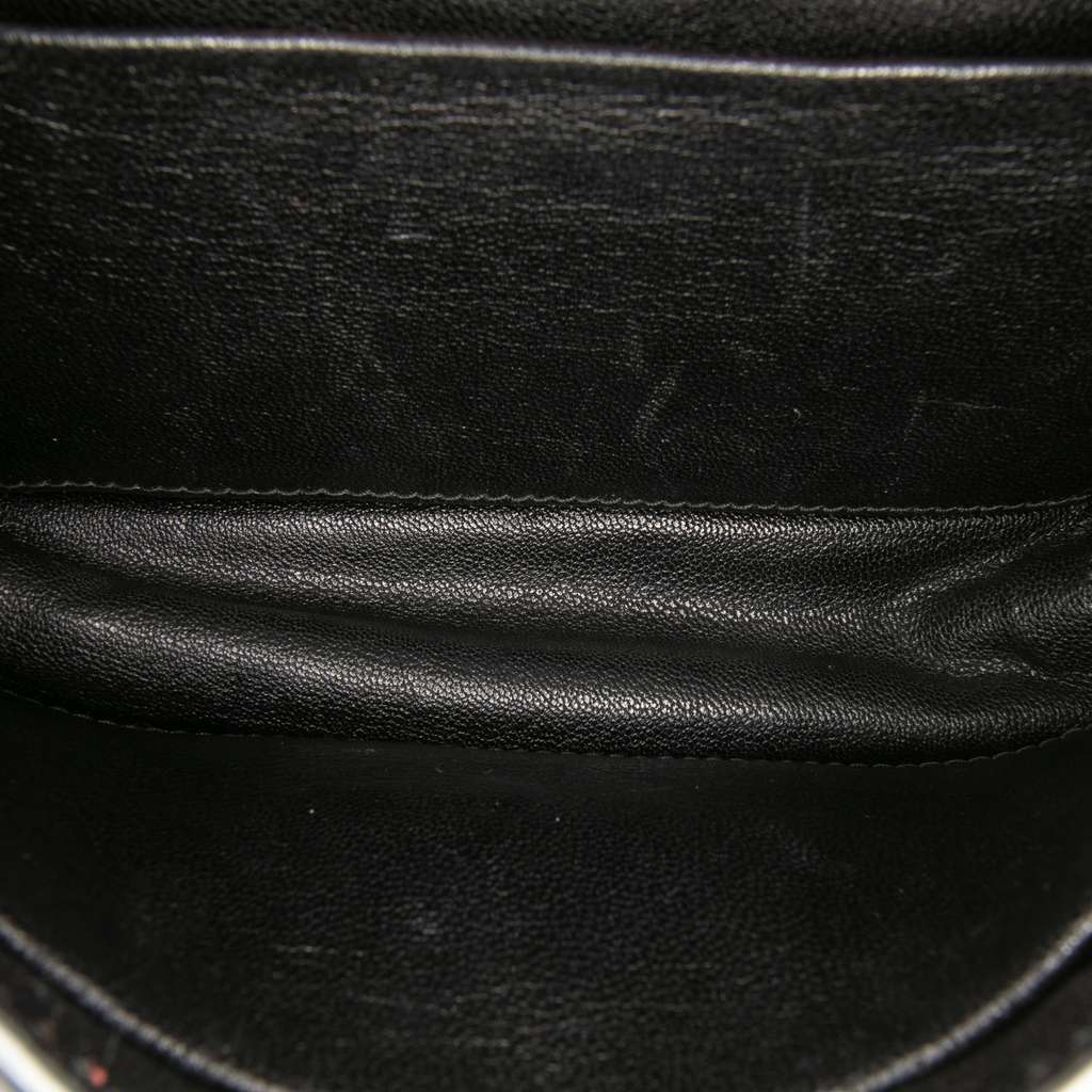 Prada Saffiano Trimmed City Calf Crystal Cahier Crossbody - 4